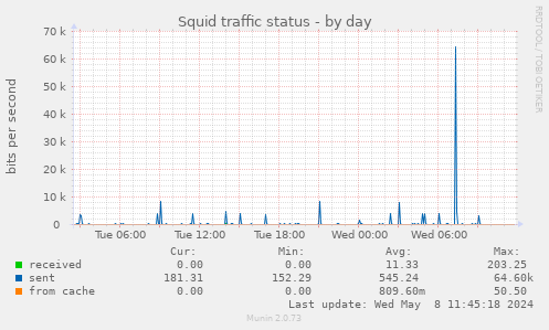 Squid traffic status