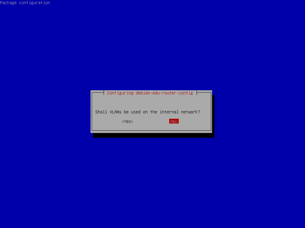 Enabling use of VLANs
