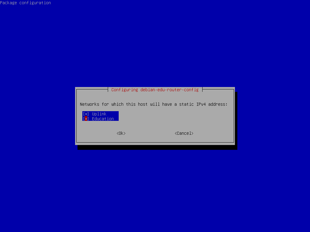 Selecting networks which require a static IP address